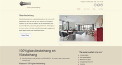 Desktop Screenshot of 100glasvliesbehang.nl